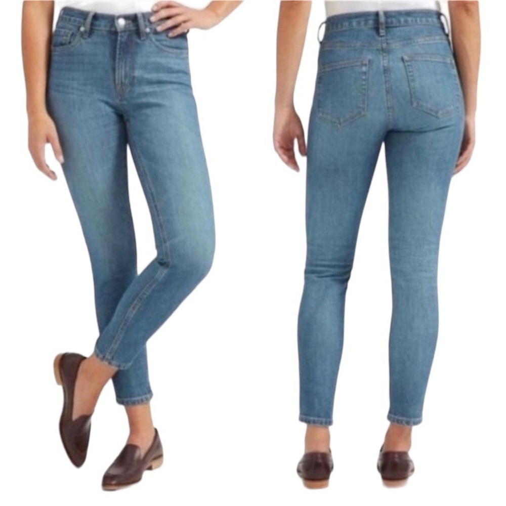 Everlane Jeans Womens Size 26 High Rise Ankle Medium Wash